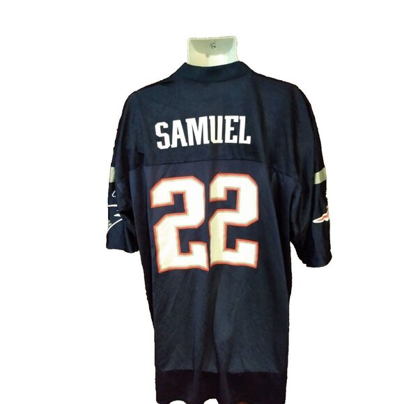 Reebok Asante Samuel New England Patriots Football Jersey 2XL 2000s - Picture 2 of 5